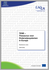TESE -Thesaurus voor Onderwijssystemen in Europa