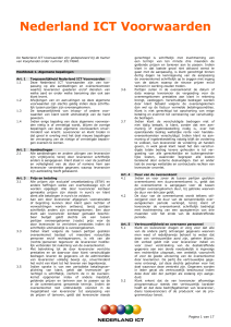Nederland ICT Voorwaarden