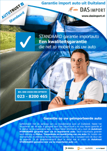 Garantie import auto uit Duitsland - Autotrust Standaard