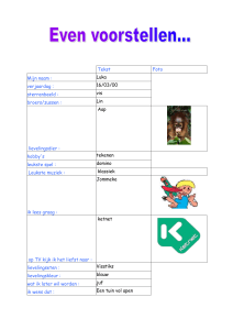 Tekst Foto Mijn naam : Luka verjaardag : 16/03/00 sterrenbeeld : vis