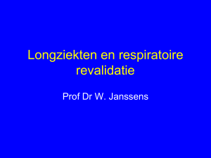 Longziekten en respiratoire revalidatie