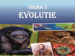 Thema 5 Evolutie