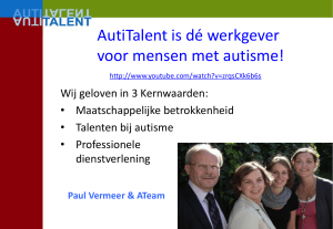 PowerPoint-presentatie - Nederlandse Vereniging voor Autisme