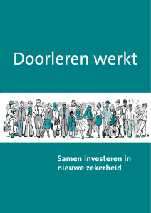 Doorleren werkt. Samen investeren in nieuwe