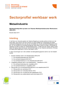 Sectorprofiel WBM metaalindustrie 2004