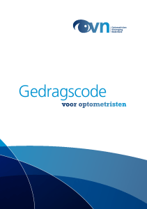 Gedragscode - Optometristen Vereniging Nederland