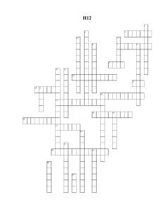H12 - Crossword Labs