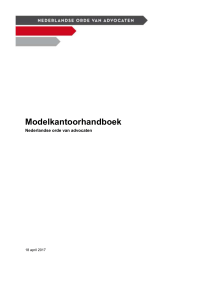 Modelkantoorhandboek NOvA update 2017