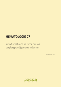 Introductiebrochure C7 Hematologie VJ