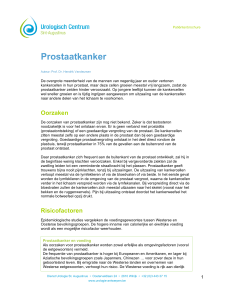 Prostaatkanker - Urologie Antwerpen