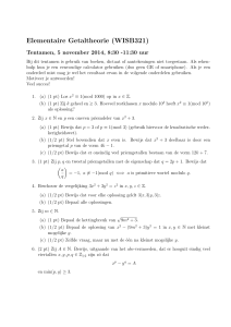 Elementaire Getaltheorie (WISB321)