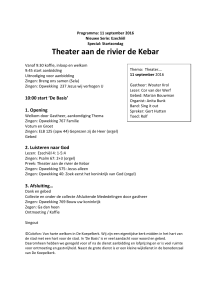 Theater aan de rivier de Kebar