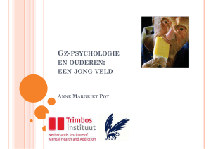 Gz-psychologie en ouderen: een jong en dynamisch