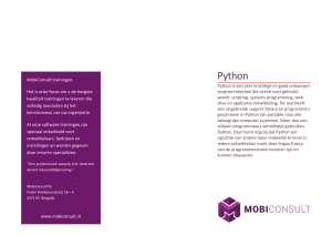 Python - Mobiconsult