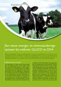 systeem bij melkvee: GLUCO en DVA