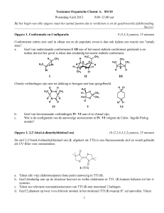 Tentamen Organische Chemie A, 8S110 Woensdag 4 juli 2012 9.00
