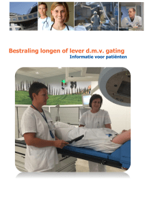 Bestraling longen of lever dmv gating