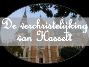 Verchristelijking van Hasselt
