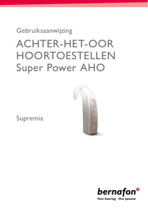 ACHTER-HET-OOR HOORTOESTELLEN Super Power