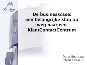Businesscase KCC