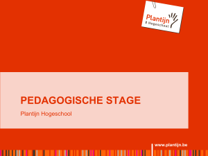 pedagogische stage - VVKSO - ICT