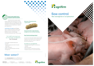 Sow control