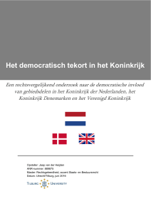 Het democratisch tekort in het Koninkrijk