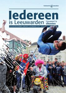 Collegeprogramma gemeente Leeuwarden 2014