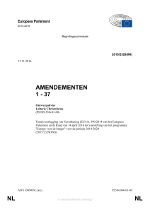 amendementen 1