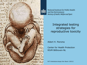 Reproduictive Toxicology: of moca and men and molecules