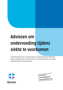 Adviezen om ondervoeding tijdens ziekte te voorkomen