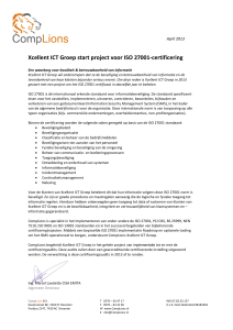 CYSO start ISO 27001 project