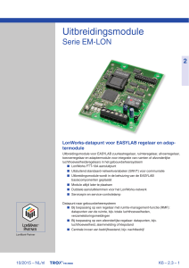 Type EM-LON K6 - 2.3 - 1 Documentatie 2 MB pdf