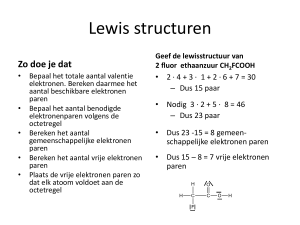 Lewis structuren