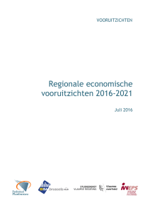 Regionale economische vooruitzichten 2016-2021