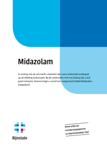 Midazolam - Rijnstate