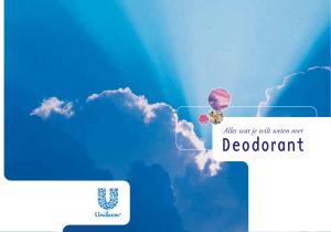 Deodorant - Unilever Nederland