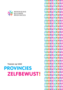 ZELFBEWUST ! - Vereniging Vlaamse Provincies