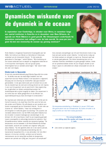 Dynamische wiskunde voor de dynamiek in de oceaan