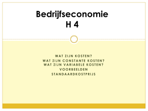 Downloaden - Bedrijfseconomie voor de horeca