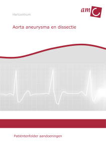 Aorta aneurysma en dissectie