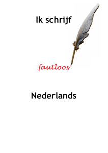 ik schrijf fautloos Nederlands