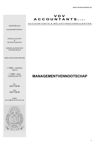 managementvennootschap