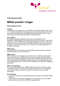 MRSA positief / drager - Wat betekent dit?