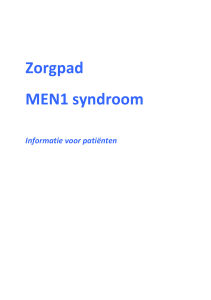 Zorgpad MEN1 syndroom