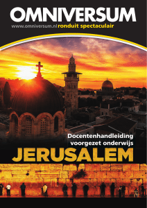 Docentenhandleiding Jerusalem VO