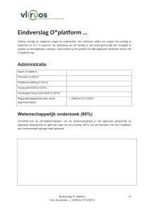 Evaluatieformat O*platformen - VLIR-UOS