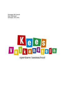 1. De school - Kees Valkensteinschool(*)