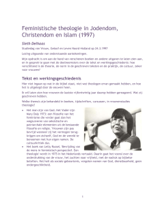 Feministische theologie in Jodendom, Christendom