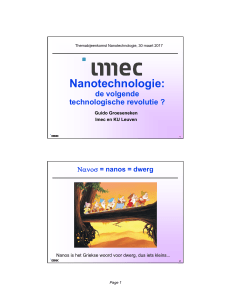 Nanotechnologie - Maketech Platform
